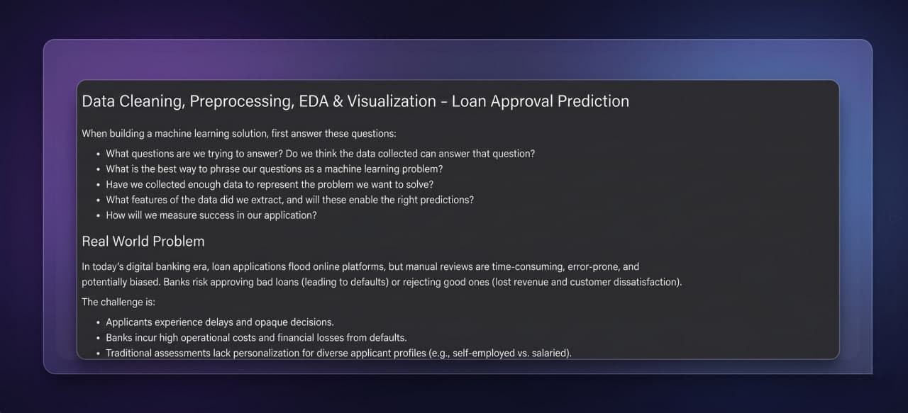 Loan Approval Prediction System screenshot 2