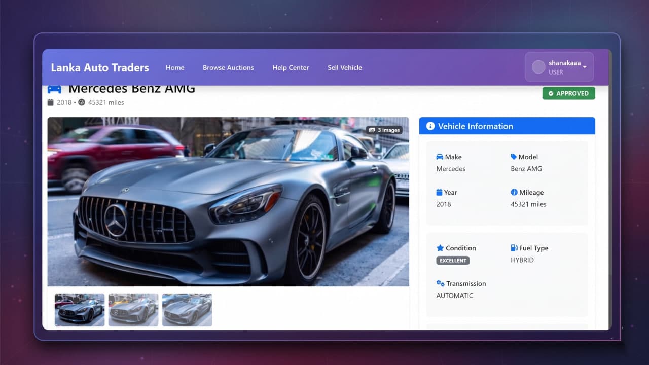 Vehicle Bidding System screenshot 6